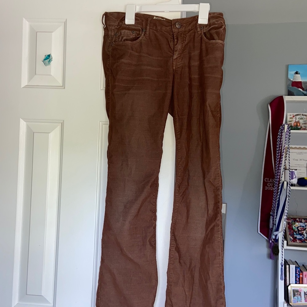 Brown corduroy pants